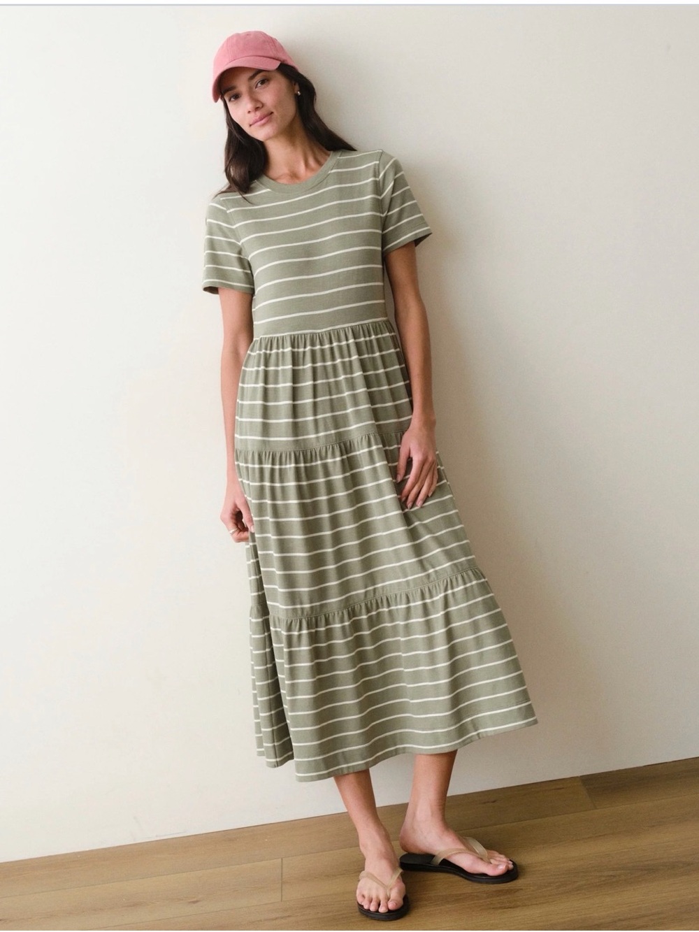 Marine Layer Luxe Sueded Midi Dress - medium - new! - Picture 2 of 7